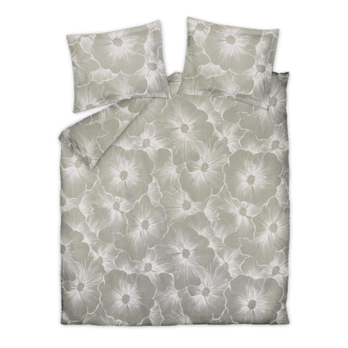 Vandyck Vandyck Dekbedovertrek Bloomline pistache 240x200/220