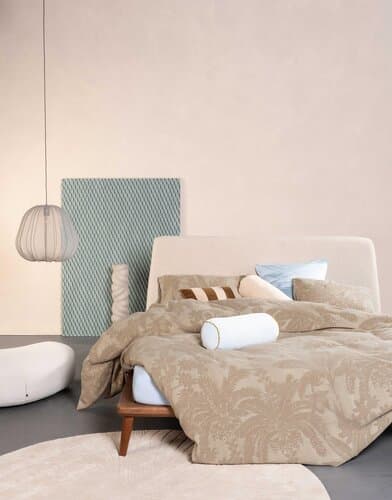 Essenza Esssenza Palma Dekbedovertrek Taupe 200x200/220