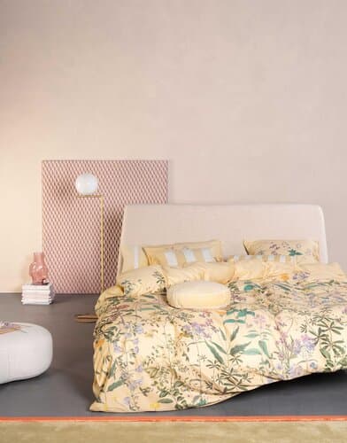 Essenza Esssenza Augustina Dekbedovertrek Yellow straw 260x200/220