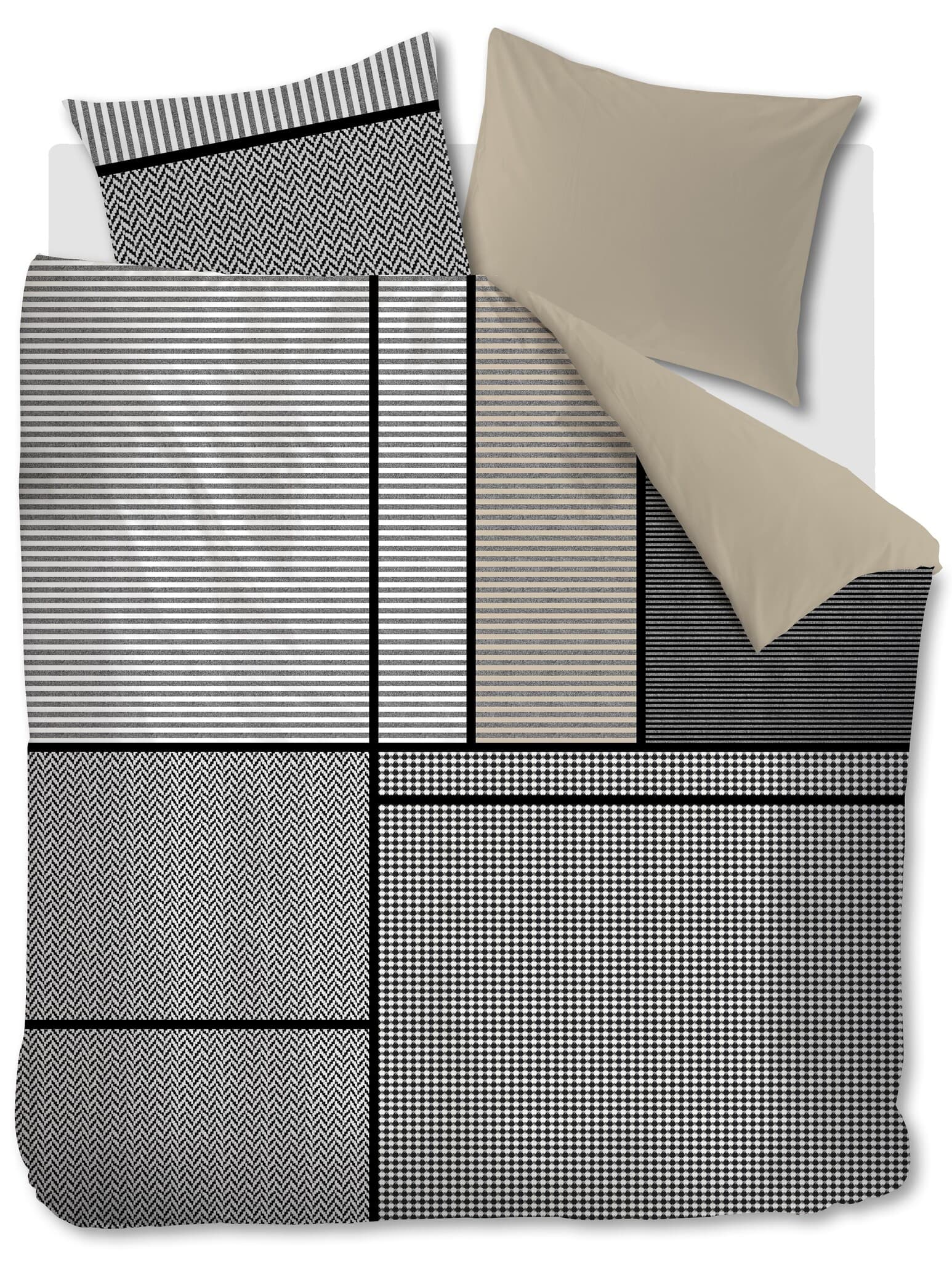 Beddinghouse Dutch Design Jet Set dekbedovertrek Black