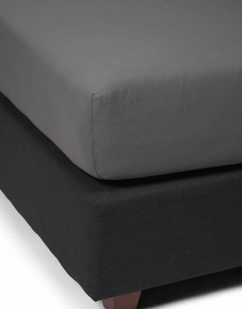 Essenza The Perfect Organic Jersey Hoeslaken Steel grey