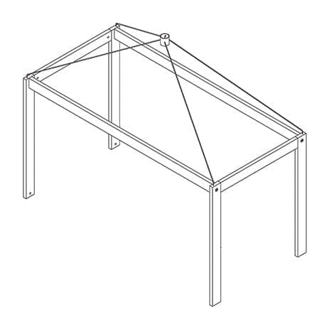 Lifetime frame voor hemelbed