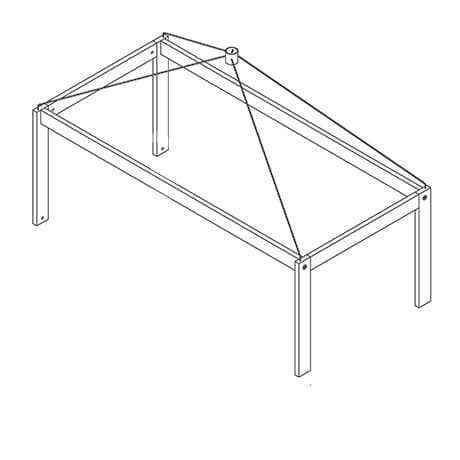 Lifetime frame voor 4-in-1 bed