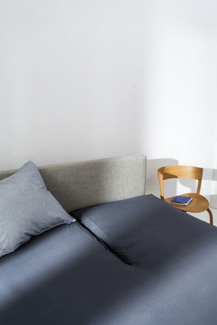 Auping Organic Jersey Hoeslaken Splittopper soft cool grey