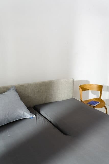 Auping Organic Jersey Hoeslaken Splittopper soft warm grey