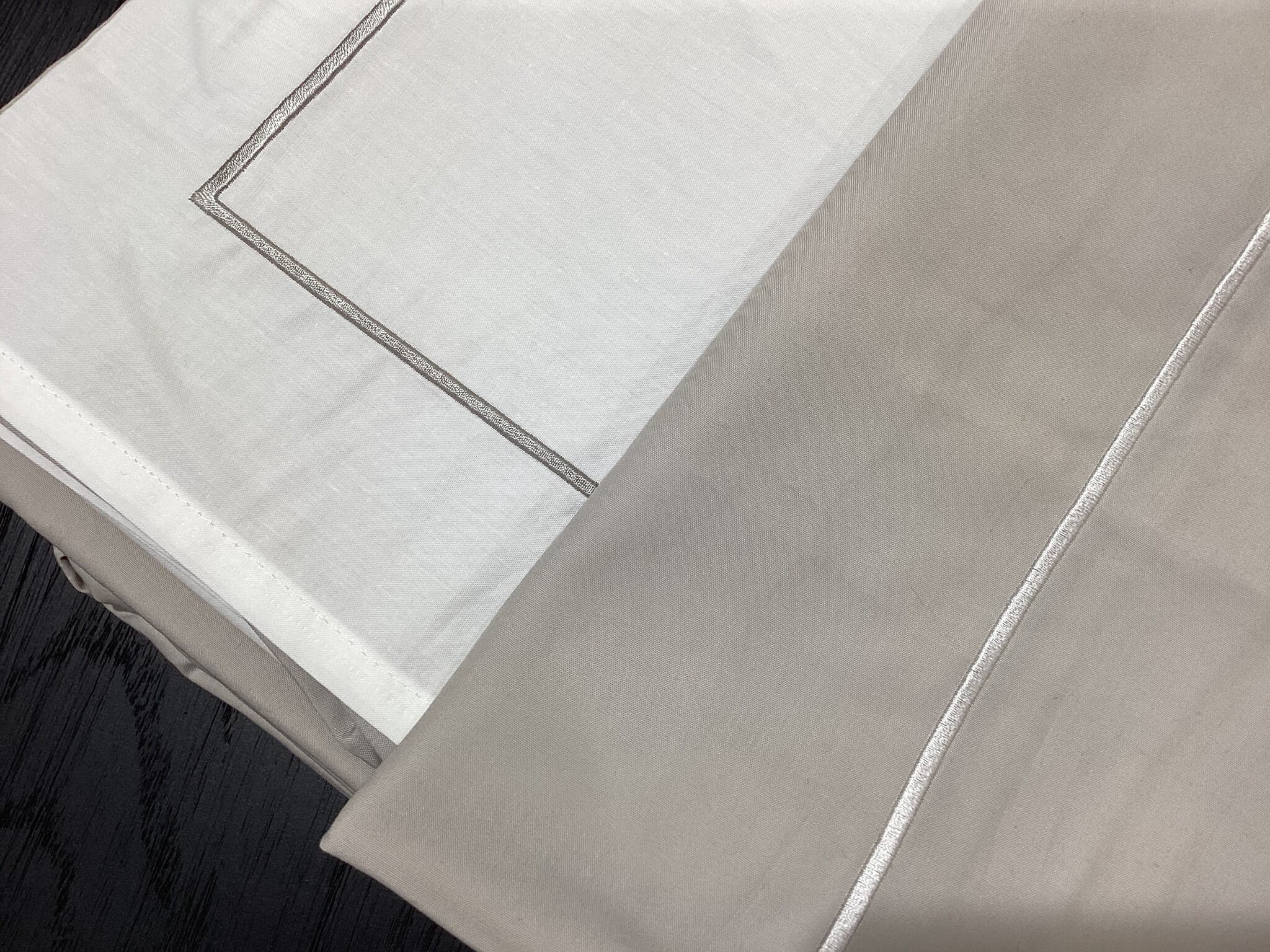 Lot Design Zoë dekbedovertrek DF Grijs 200x200 cm