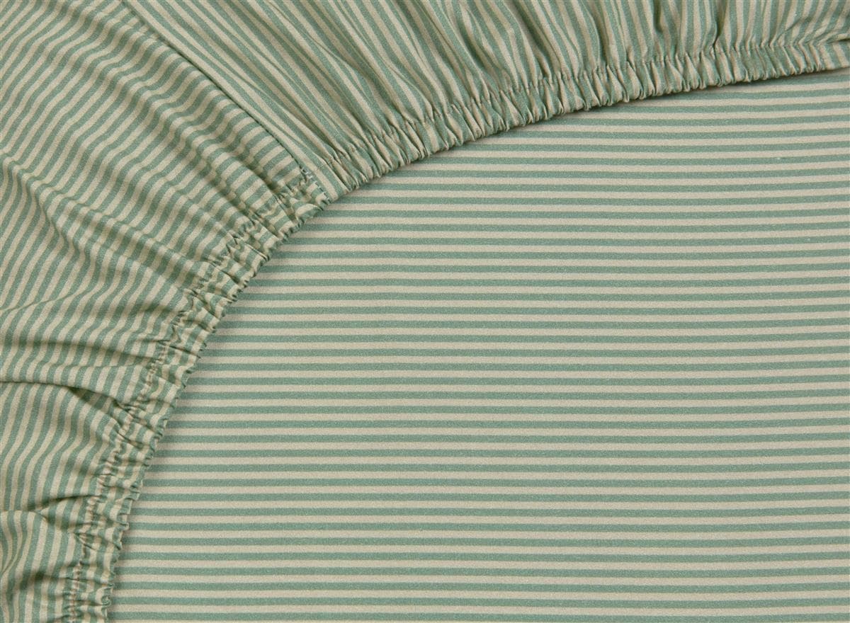 Pip Studio Duo Stripe Khaki Hoeslaken