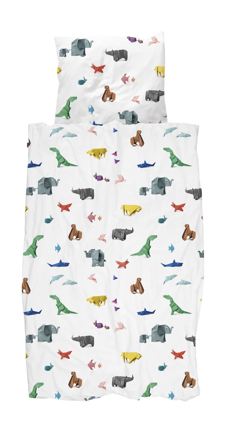 Snurk Paper Zoo dekbedovertrek