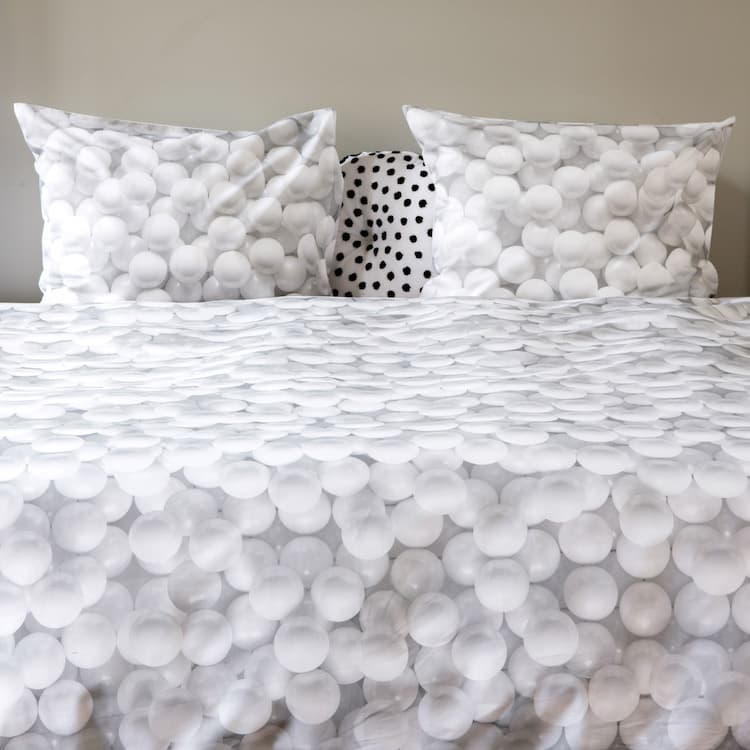 Snurk Ball Pit White dekbedovertrek