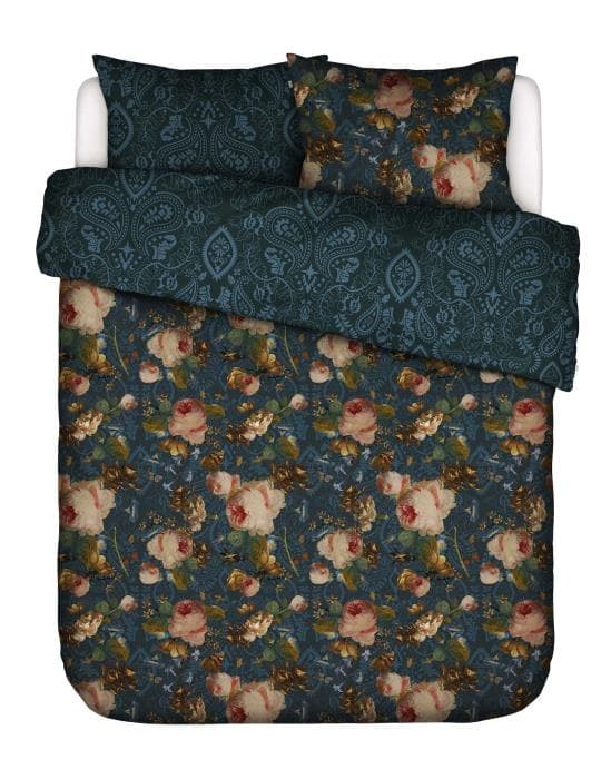 Essenza Gallery of Roses Dekbedovertrek Nightblue