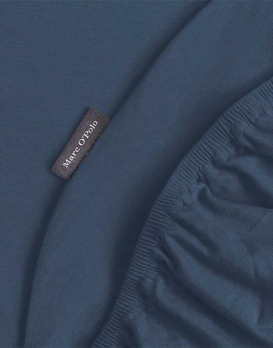 Marc O'Polo Premium Organic Jersey Hoeslaken Dark Navy