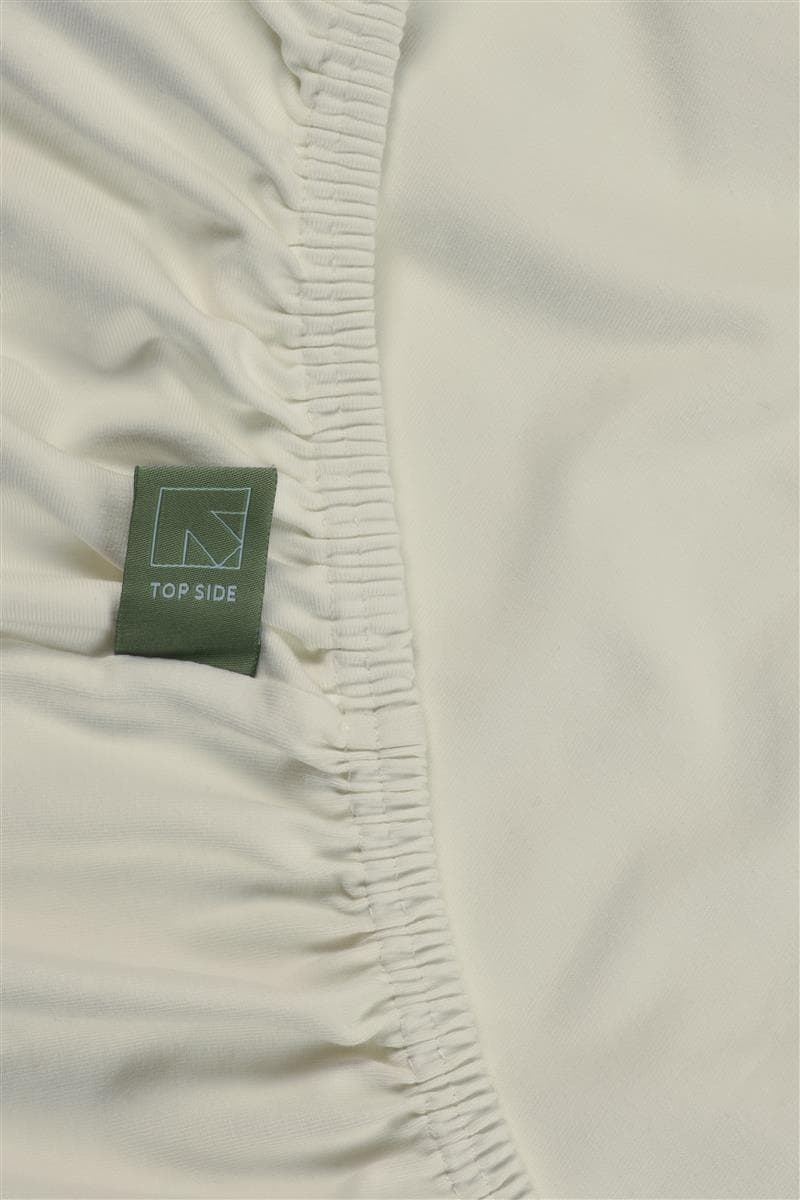 Beddinghouse Dutch Design Premium Jersey Lycra Splittopper Hoeslaken Gebroken wit