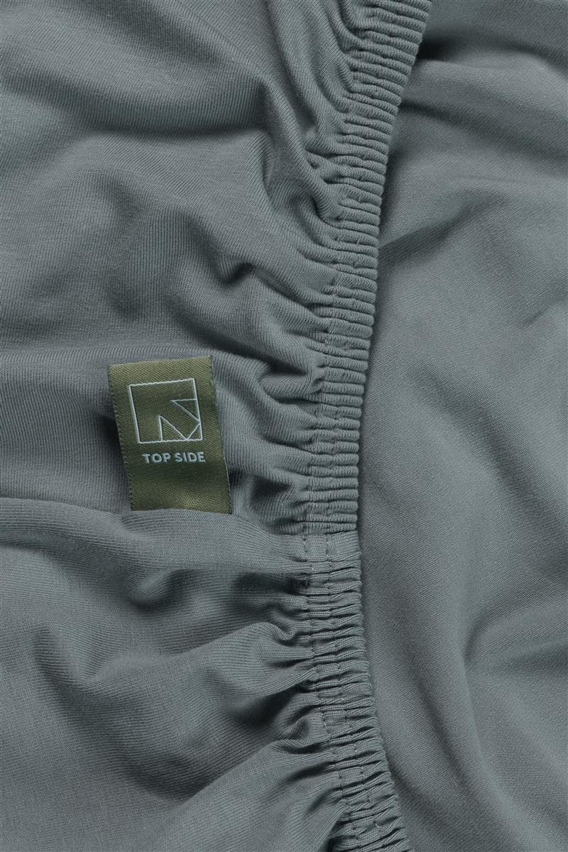 Beddinghouse Dutch Design Premium Jersey Lycra Hoeslaken Blauw Grijs