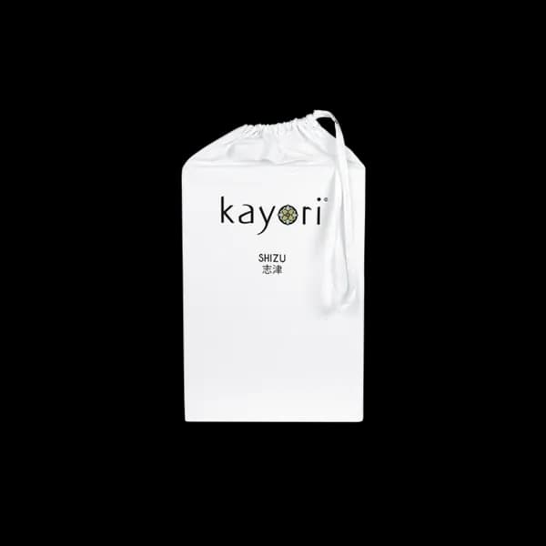 Kayori Shizu Topper hoeslaken Perkal Wit