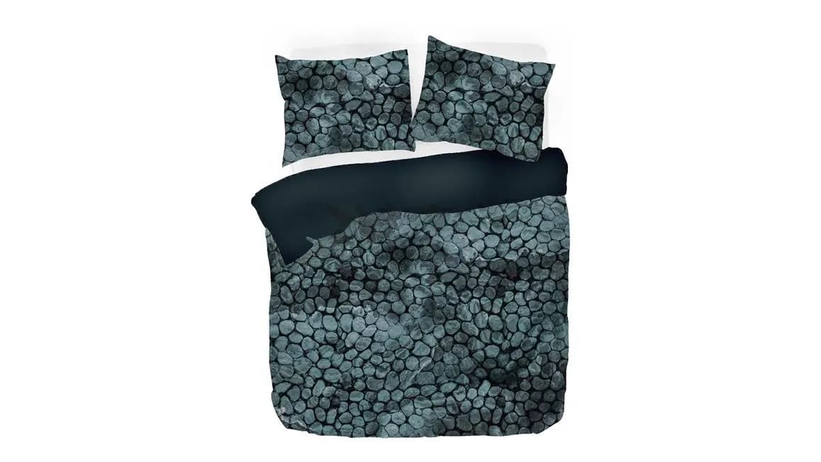 Kayori Eido dekbedovertrek zwart 240x200/220 cm