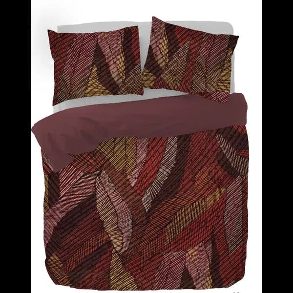 Kayori Kymani Egypt.katoen rood dekbedovertrek 240x200/220 cm