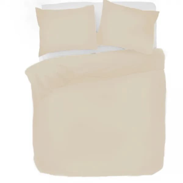 Kayori Shizu dekbedovertrek Katoenperkal Zand