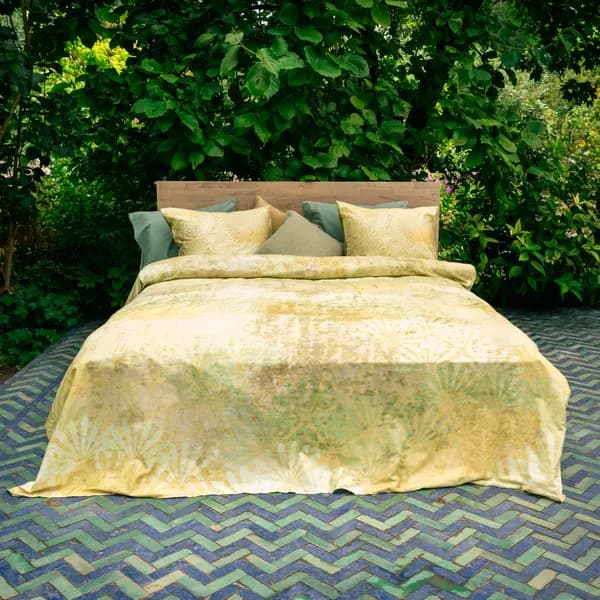 Kayori Madee dekbedovertrek Satijn Groen