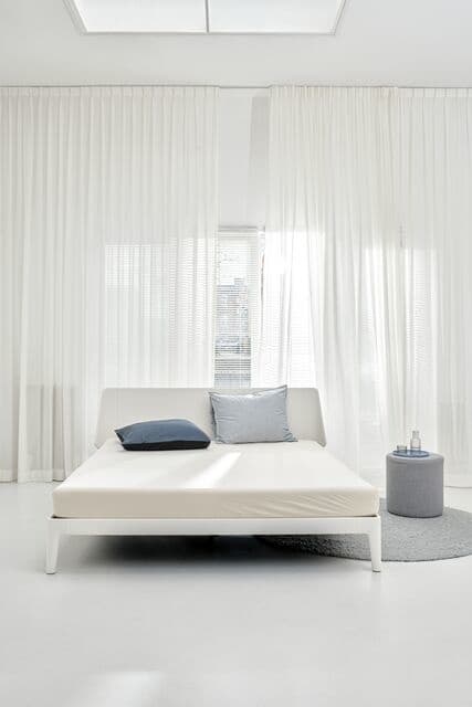 Auping Organic Jersey Hoeslaken off white