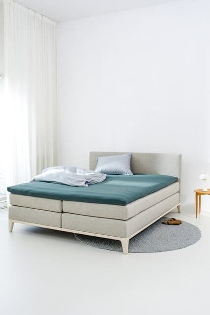 Auping Organic Jersey Hoeslaken Topper pine green