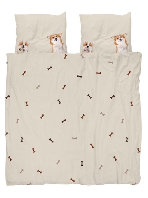 Snurk Corgi Friends Dekbedovertrek