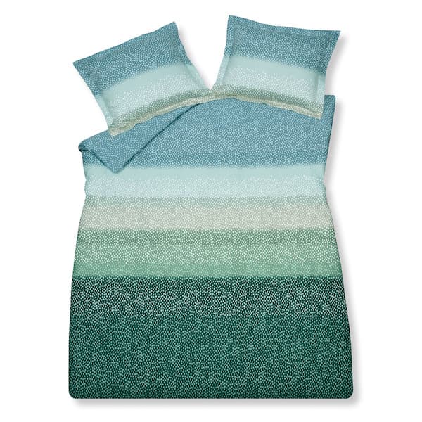 Vandyck drops pearl blue Dekbedovertrek