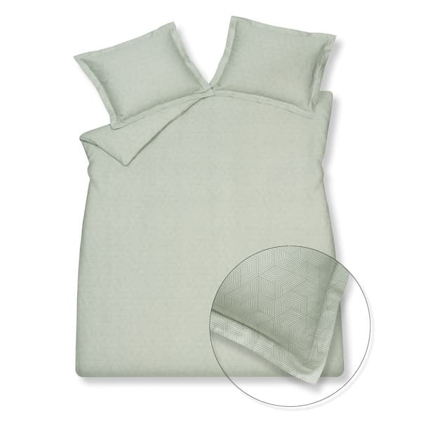 Vandyck geometrical smoke green Dekbedovertrek