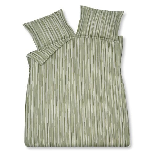 Vandyck morning matcha smoke green Dekbedovertrek