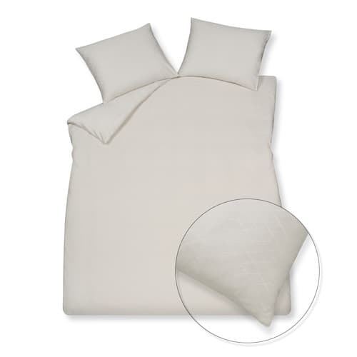 Vandyck purity monaco cream tan Dekbedovertrek