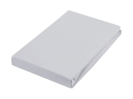 Beddelicious Hoeslaken Jersey Premium met split - Mouse Grey