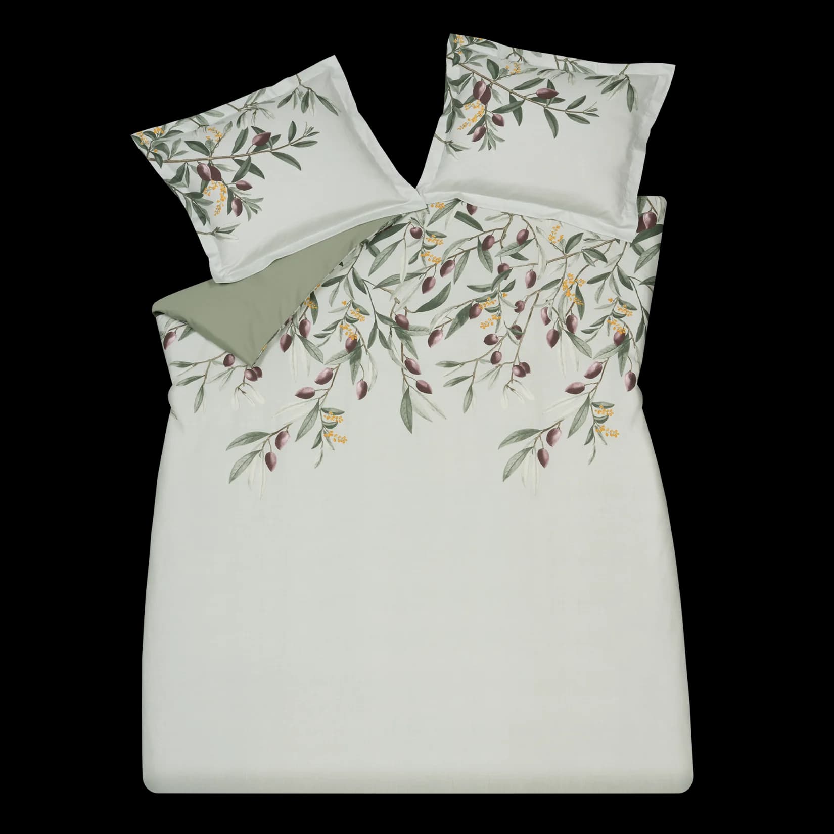 Vandyck olive multi dekbedovertrek