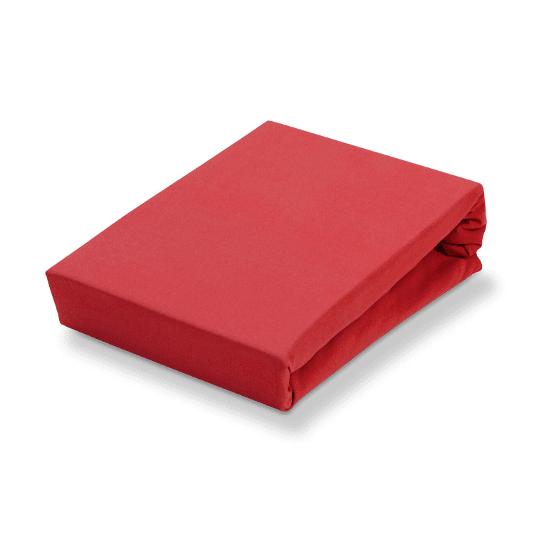 Vandyck Jersey Supreme Hoeslaken True Red 2 persoons