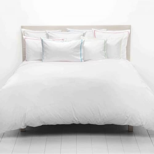 Christian Fischbacher Satin premium white dekbedovertrek