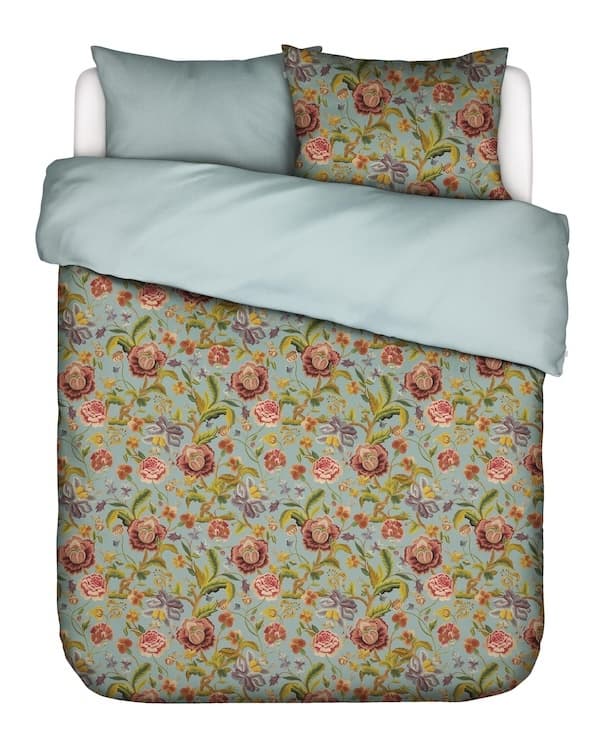 Essenza Roselina Surf green dekbedovertrek