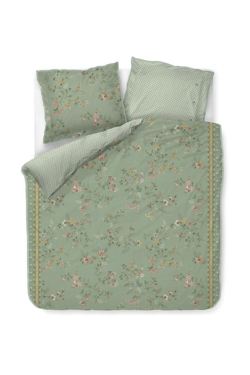 Pip Studio Kili Flower Groen dekbedovertrek