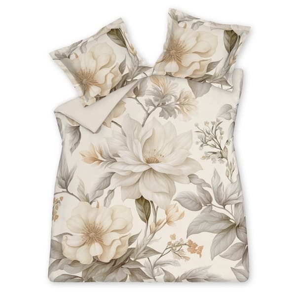 Vandyck Whisper cream tan dekbedovertrek