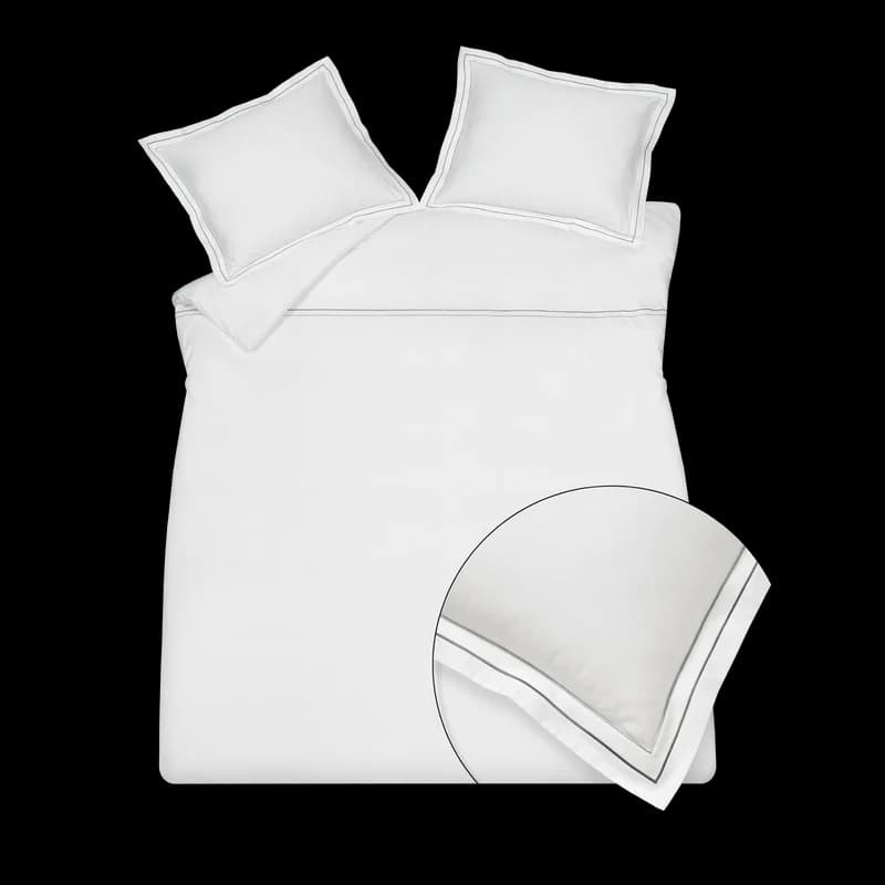 Vandyck Purity Napels off black dekbedovertrek