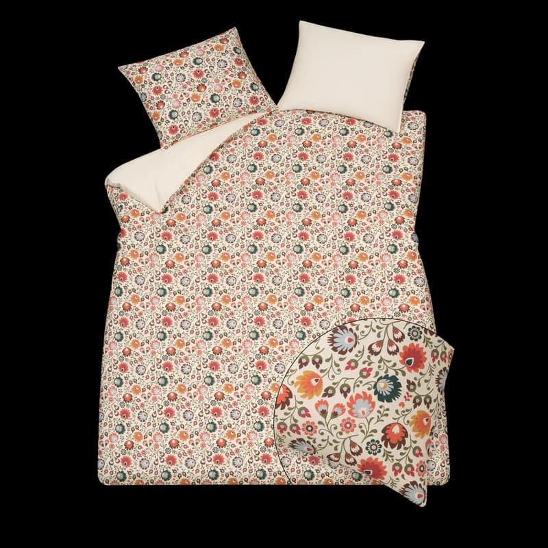 Vandyck pure 87 cream tan dekbedovertrek