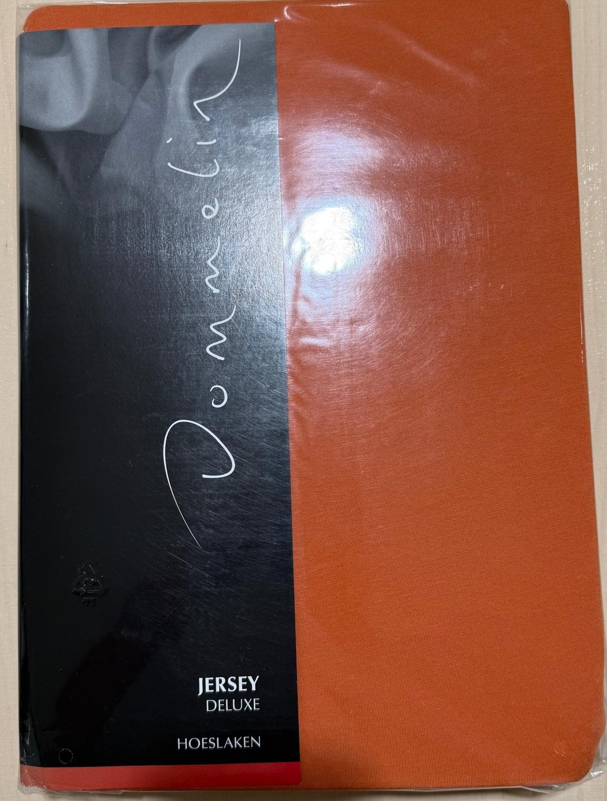 Dommelin Jersey de Luxe Hoeslaken 180/200x200/100x220 kl 52 Terracotta