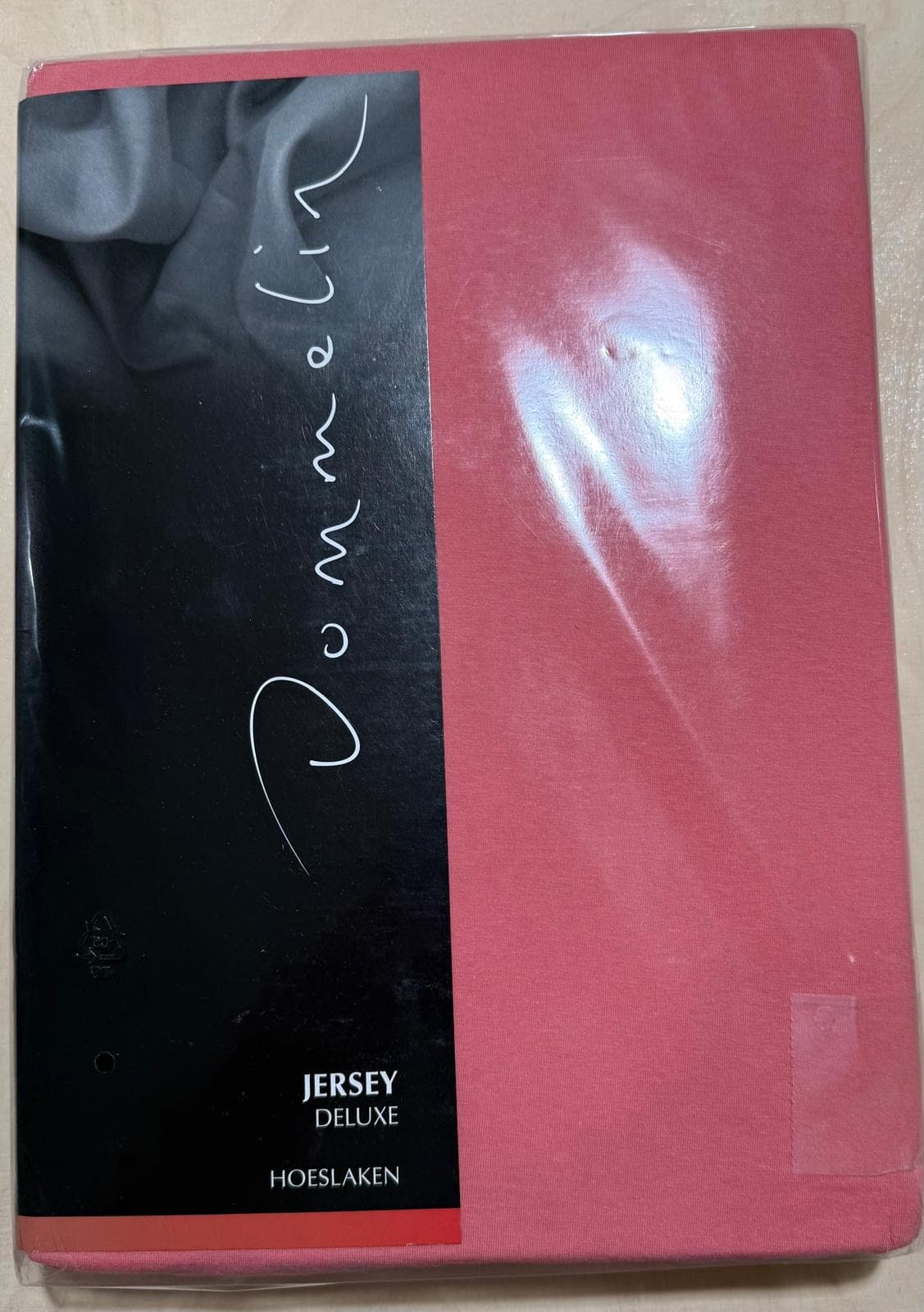 Dommelin Jersey de Luxe Hoeslaken 180/200x200/100x220 kl 78 Koraal