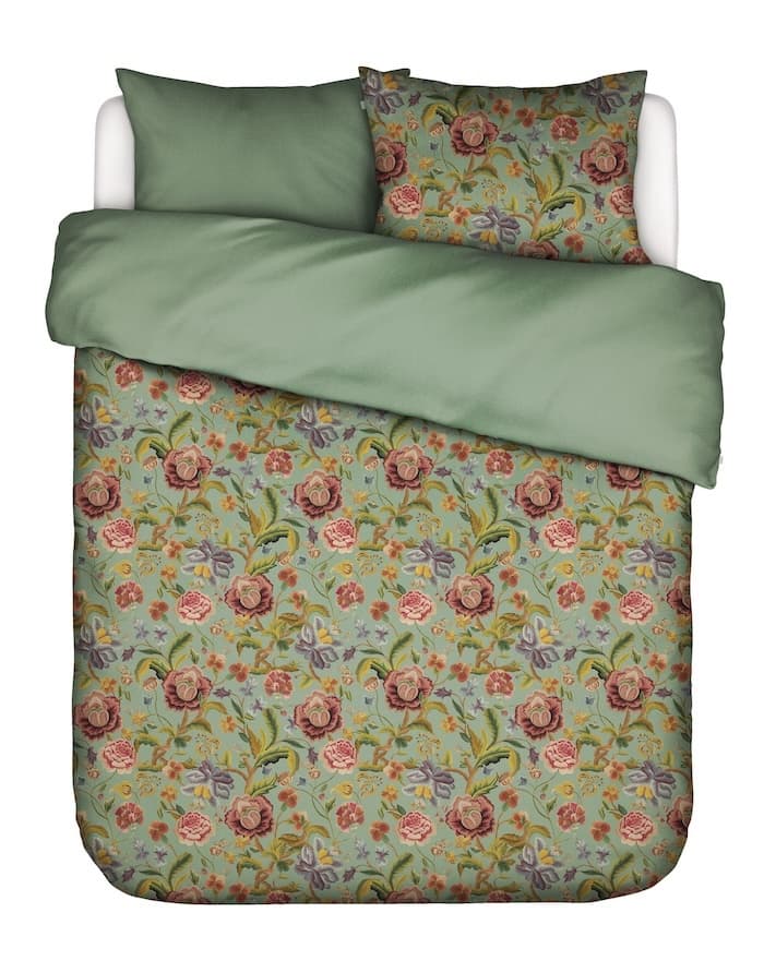 Essenza Rosanella Basil green Dekbedovertrek