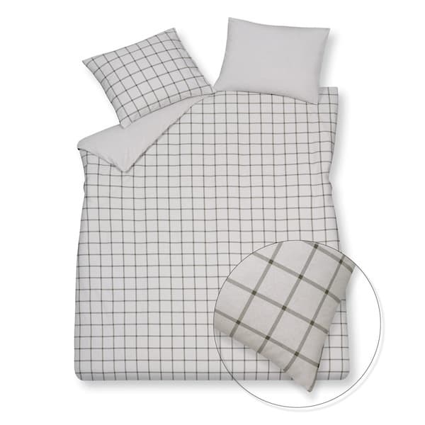 Vandyck Flanel Dundee thyme dekbedovertrek