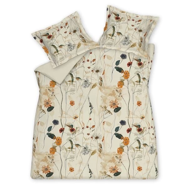 Vandyck Ivory Bliss cream tan dekbedovertrek