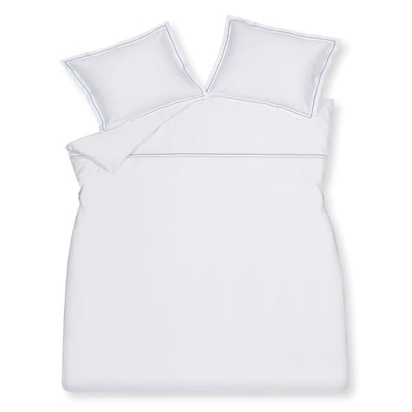 Vandyck Purity Napels dusty blue dekbedovertrek