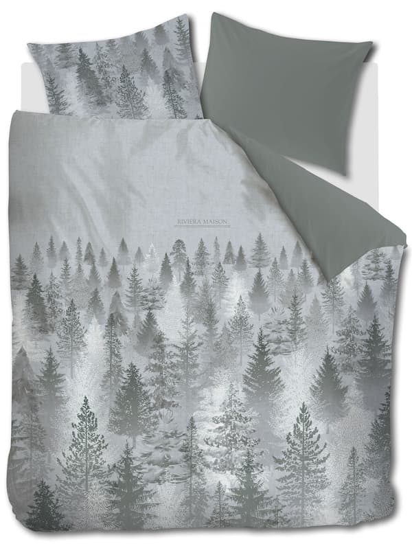 Rivièra Maison Foggy Forest Groen dekbedovertrek