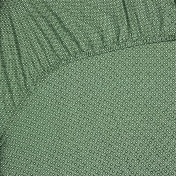 Pip Studio Twinkle Star Fitted Sheet Midden groen hoeslaken
