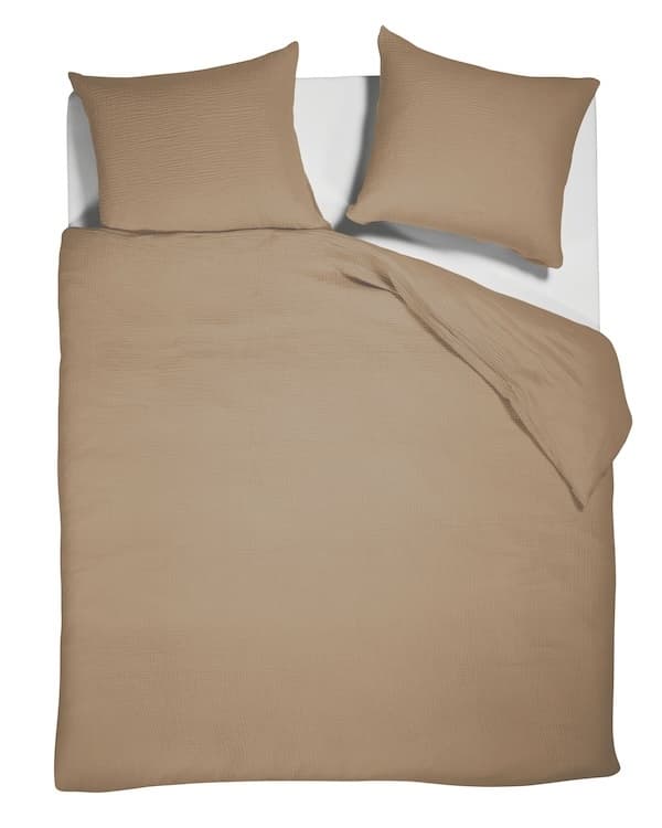 Beddinghouse Mist Licht bruin dekbedovertrek