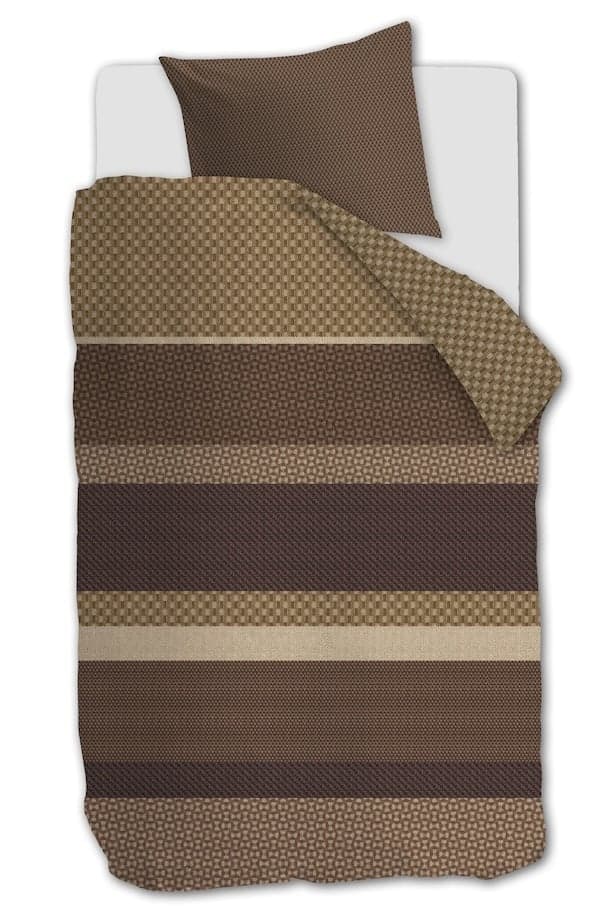 Beddinghouse Fera Bruin dekbedovertrek
