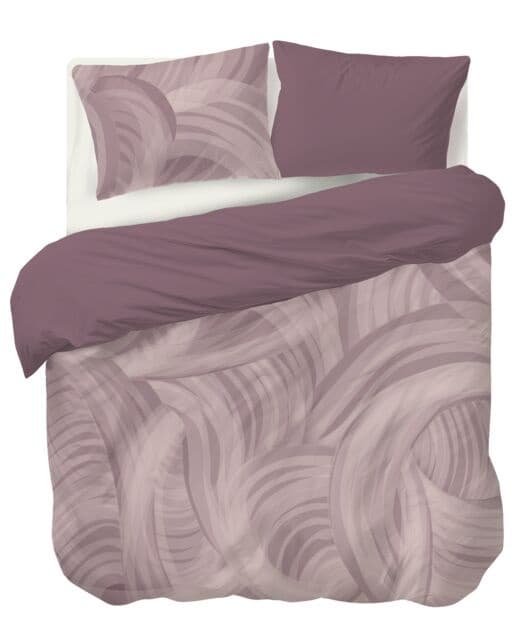 Auping Mauve twists dekbedovertrek