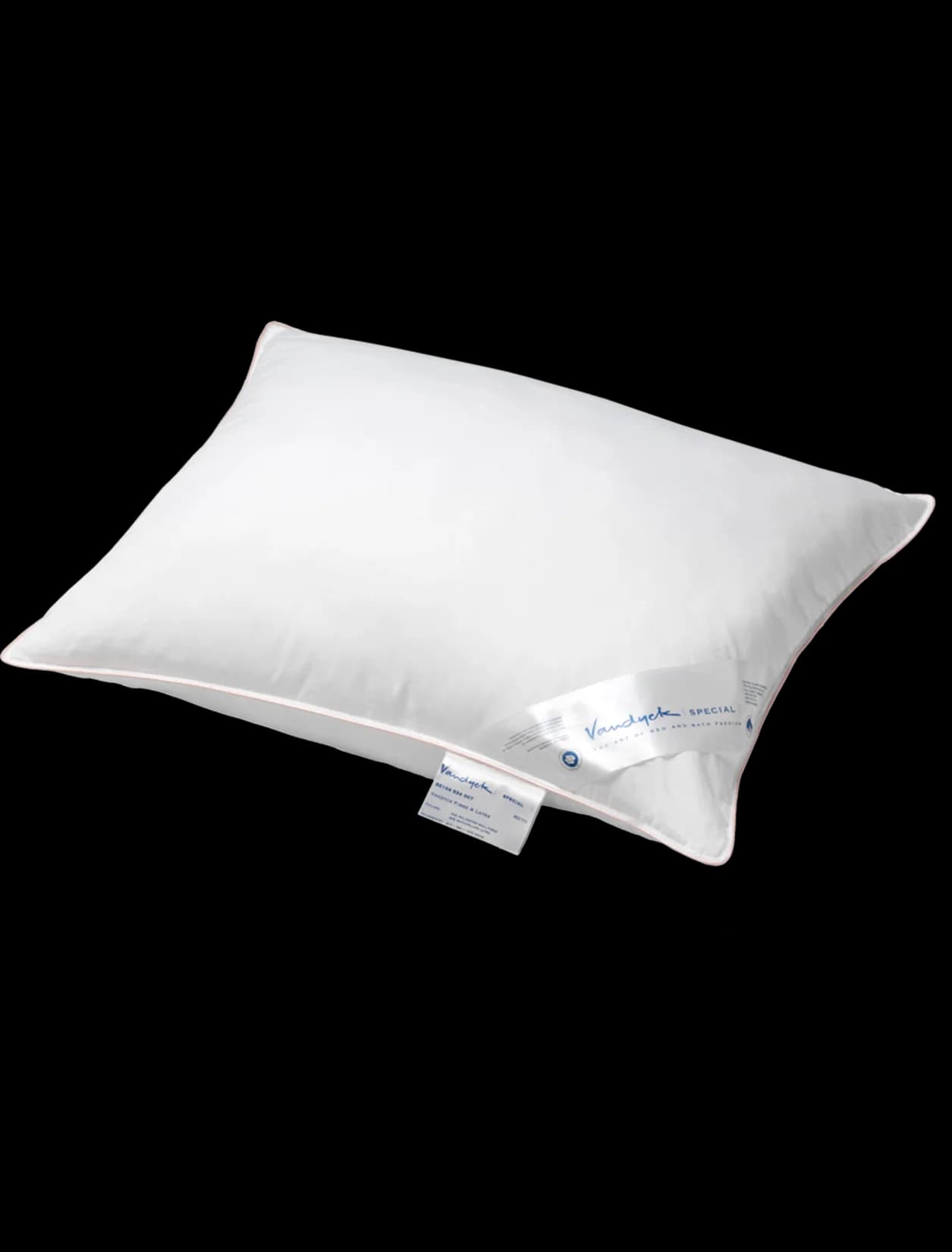 Vandyck hoofdkussen Speciaal Crushed latex Zalm - stevig en vormvast